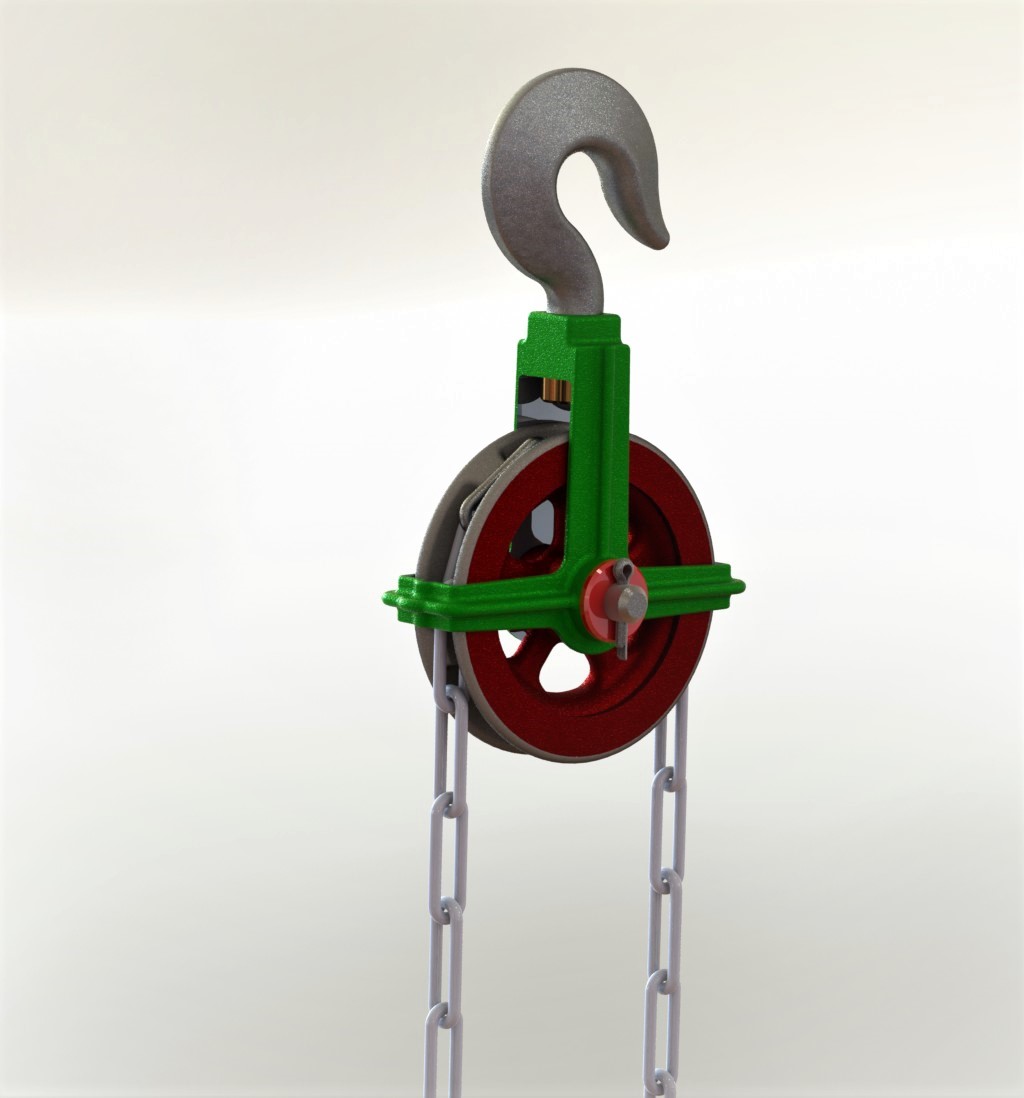链式起重钩3D数模图纸 Solidworks设计